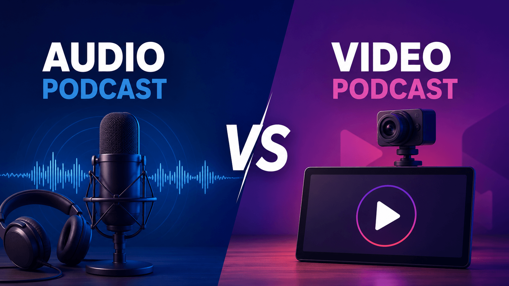 Audio Podcast vs Video Podcast: Which Is Better?
